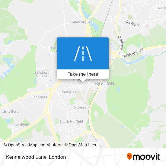 Kennelwood Lane map