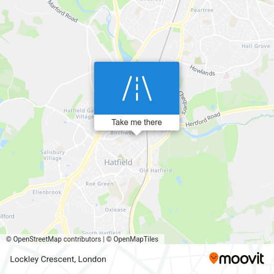 Lockley Crescent map