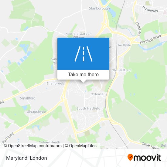 Maryland map