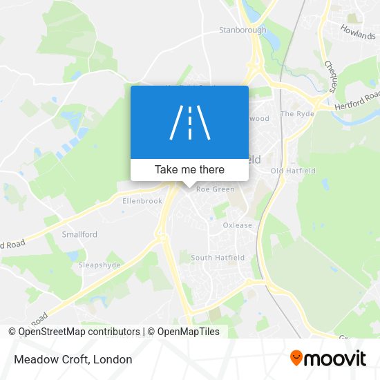 Meadow Croft map