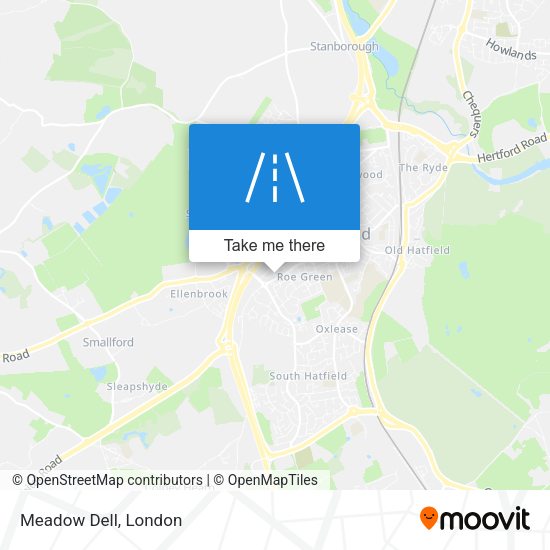 Meadow Dell map