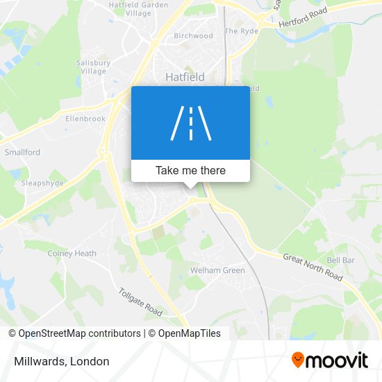 Millwards map