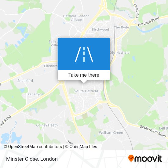 Minster Close map
