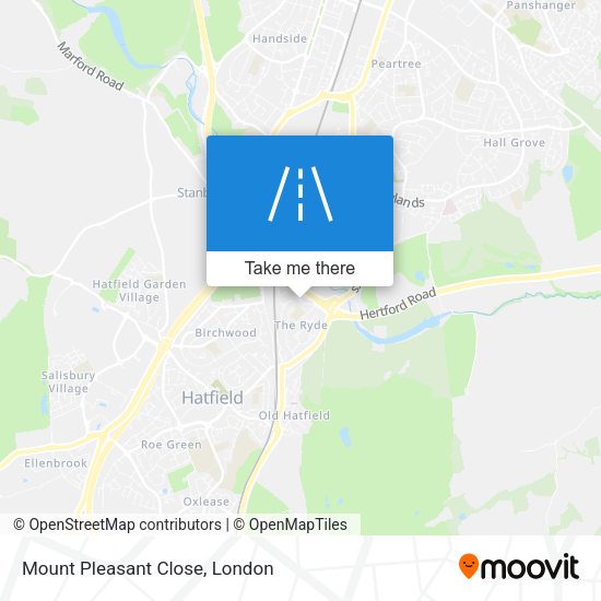 Mount Pleasant Close map