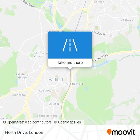 North Drive map