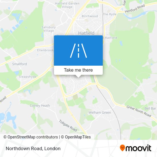 Northdown Road map