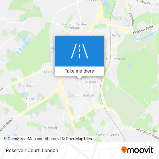 Reservoir Court map