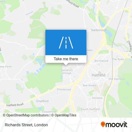 Richards Street map