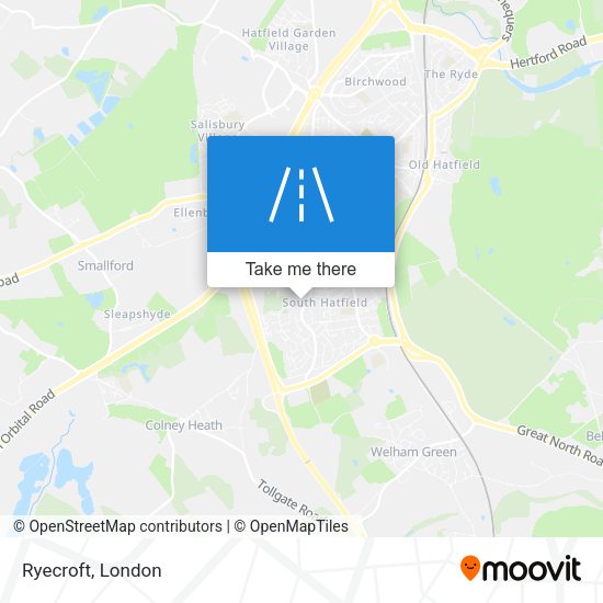 Ryecroft map