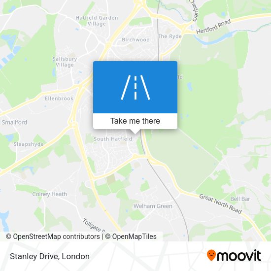 Stanley Drive map