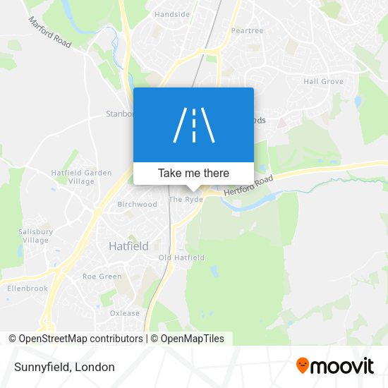 Sunnyfield map