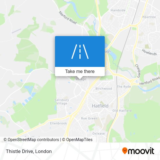 Thistle Drive map