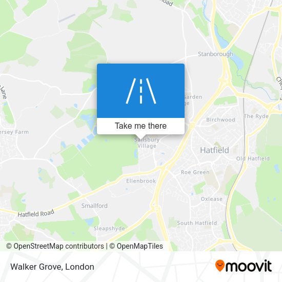 Walker Grove map