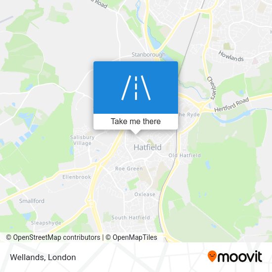Wellands map