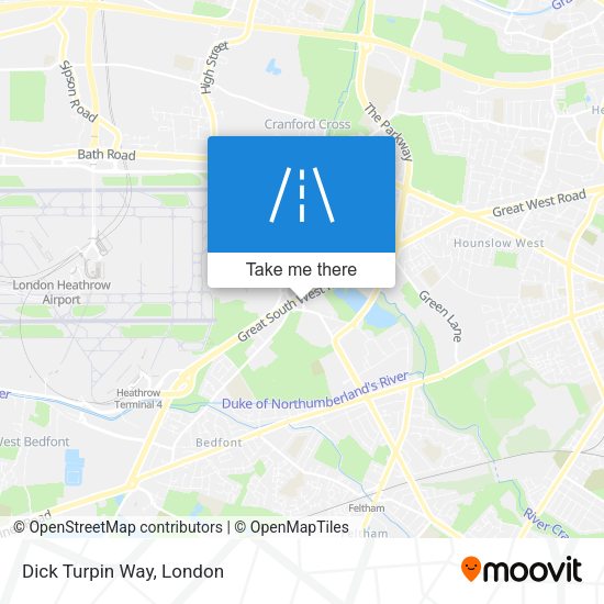 Dick Turpin Way map