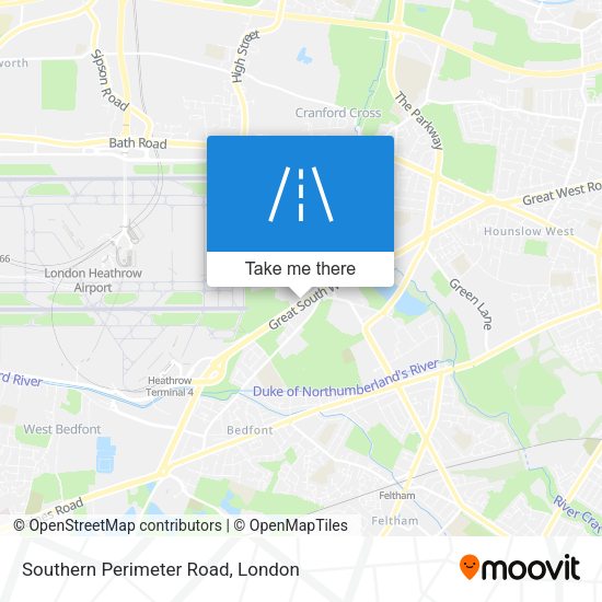 Southern Perimeter Road map