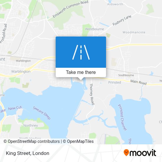 King Street map
