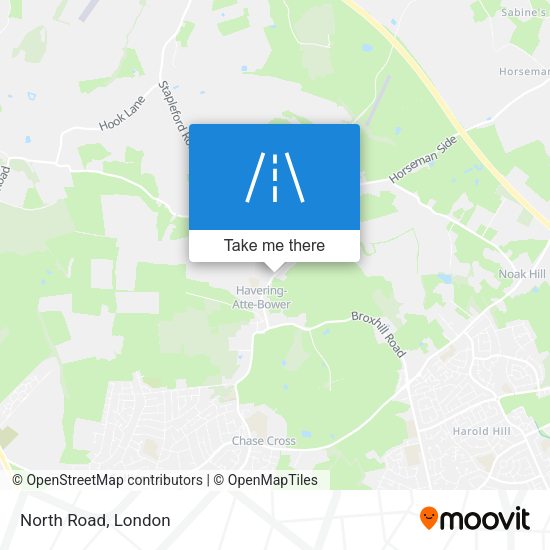 North Road map
