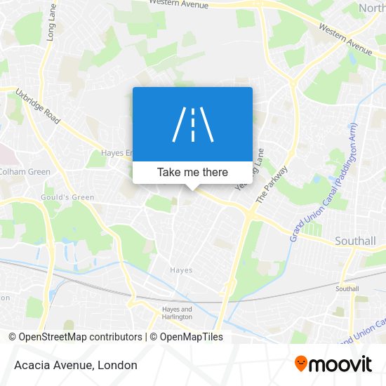 Acacia Avenue map