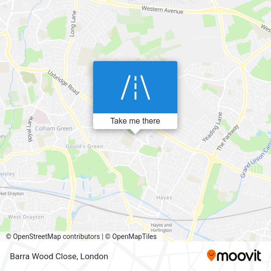 Barra Wood Close map