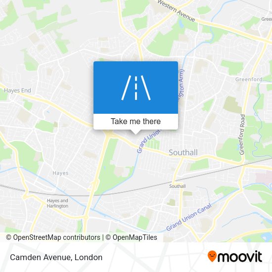 Camden Avenue map