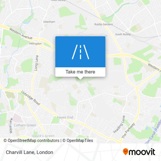 Charvill Lane map