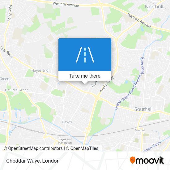 Cheddar Waye map