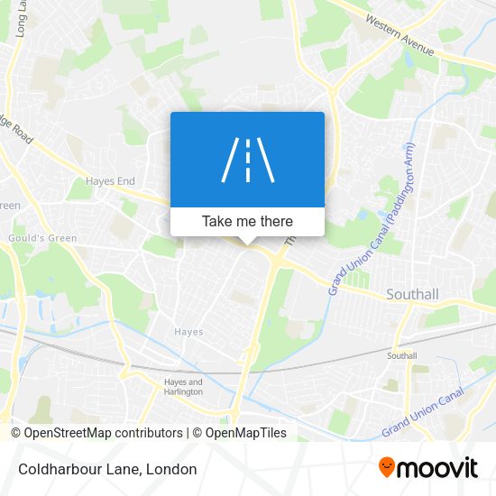 Coldharbour Lane map