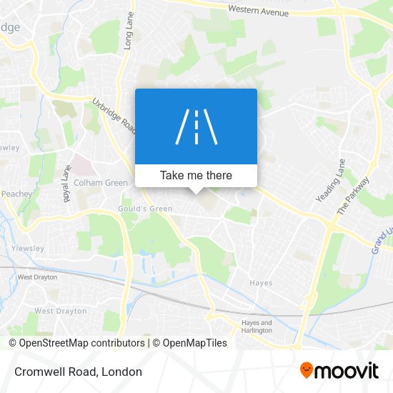 Cromwell Road map