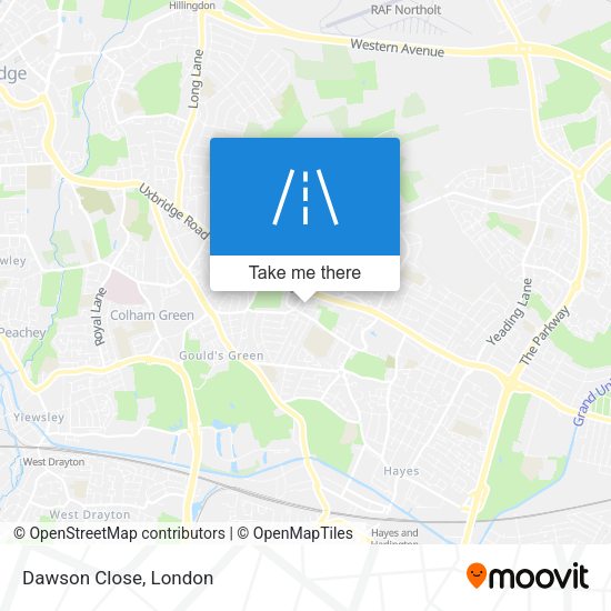 Dawson Close map