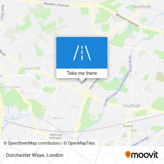 Dorchester Waye map