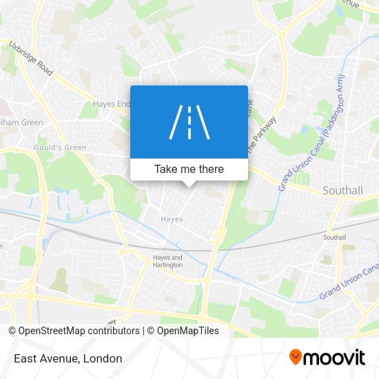East Avenue map