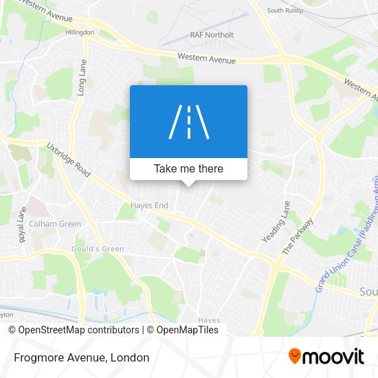 Frogmore Avenue map