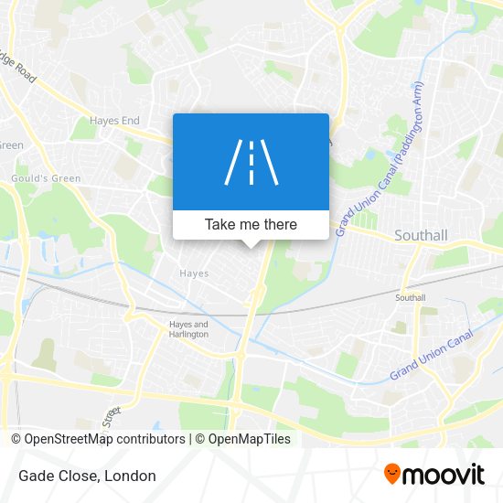 Gade Close map