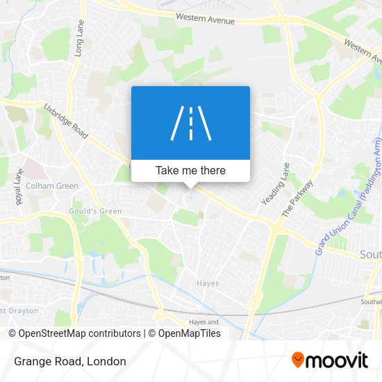 Grange Road map