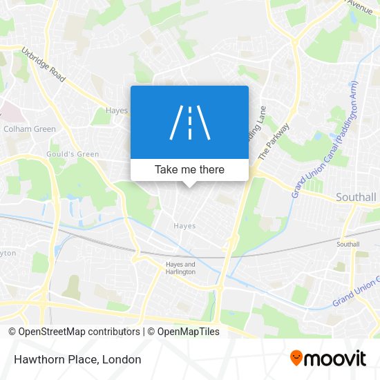 Hawthorn Place map