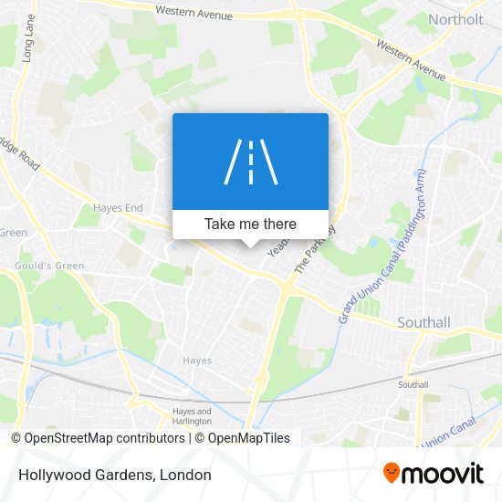 Hollywood Gardens map