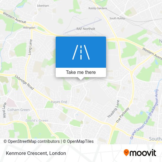Kenmore Crescent map