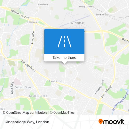 Kingsbridge Way map
