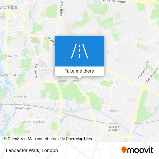 Lancaster Walk map