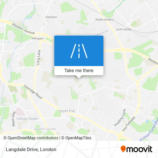 Langdale Drive map