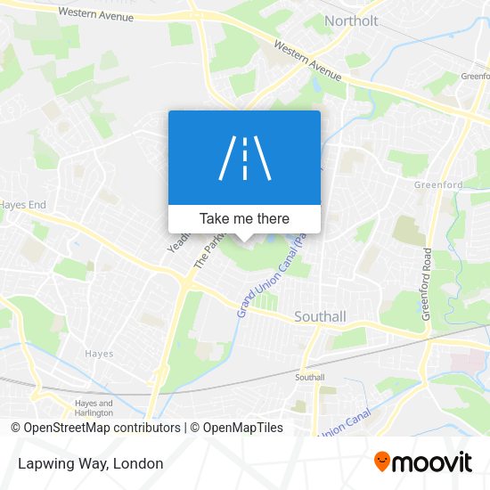 Lapwing Way map