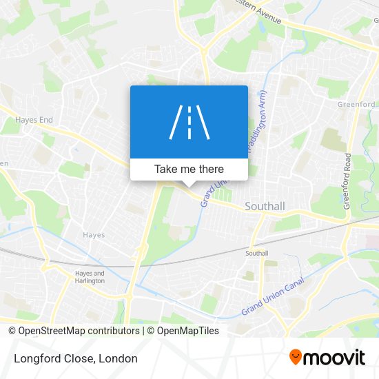 Longford Close map