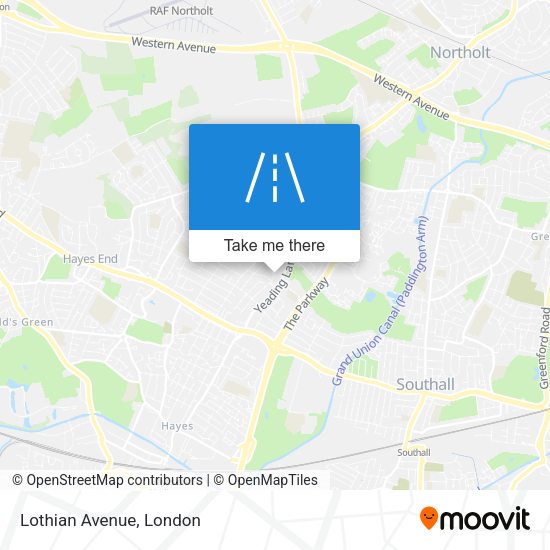 Lothian Avenue map