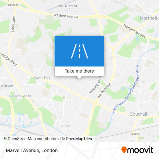 Marvell Avenue map
