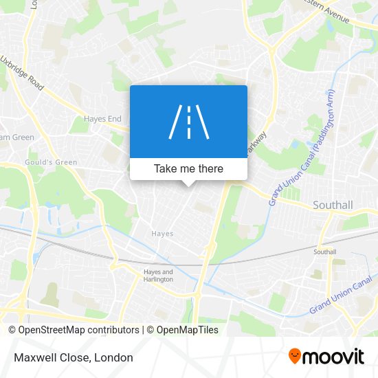 Maxwell Close map