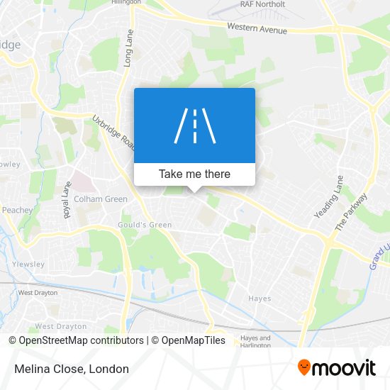 Melina Close map