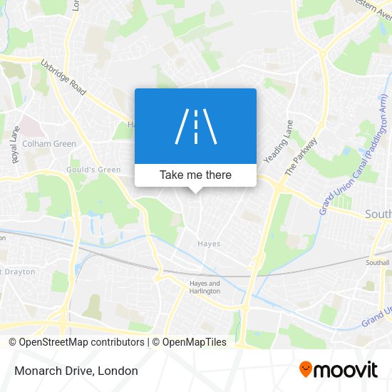 Monarch Drive map