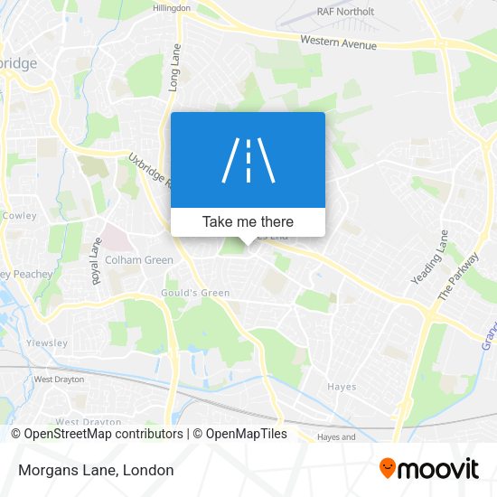 Morgans Lane map