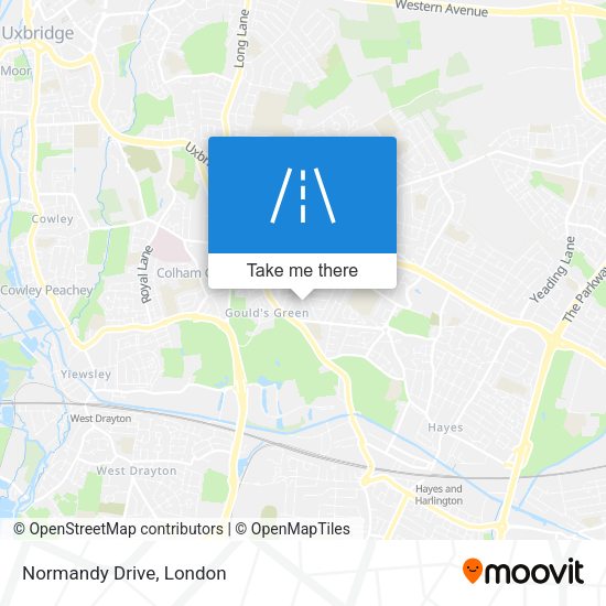 Normandy Drive map